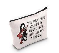 Adventure T - Bolsa de maquillaje inspirada en los dibujos animados de Marceline The Vampire Queen is Back para los amantes de Marceline, La reina vam-está de vuelta