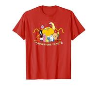 Adventure Time Outstretched Camiseta, Hombre, Rojo, 3XL