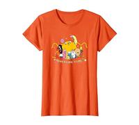 Adventure Time Outstretched Camiseta, Mujer, Naranja, XXL