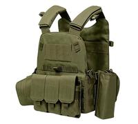 Adventure Vest Kids - 45 x 35 cm Army Assault Vest | Kids Army AssaultVest Oxford Cloth actical Combat Adjustable Airsoft Paintball Outdoor Play Uniform Boys Girls Gear