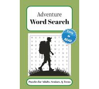 Adventure Word Search Puzzle Book: Word Search with Easy to Read Print about Adventure, Hiking, Camping, and More | 6x9 inches | 50+ Puzzles … Gift for Vacations, Holidays and Free Time