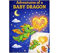 Adventures of a Baby Dragon: A Cute and Magical Colouring Book for Kids Ages 3-8: Fun and Educational Colouring Pages with Cute Dragons to Support Creativity and Fine Motor Skills