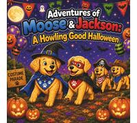 Adventures Of Moose & Jackson: A Howling Good Halloween: Puppy Coloring Book For Kids