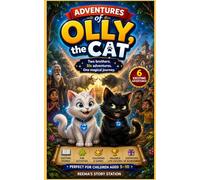 Adventures of Olly, the Cat: The story unveils courage, friendship & magic, A story book with Activities for curious, Children Age 5-10