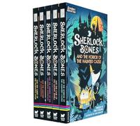 Adventures of Sherlock Bones 5 Books Collection Set (Horror of the Haunted Castle, Mystery of the Vanishing Magician, Mischief in Manhattan, Curse of the Pharaoh’s Mask & Case of the Crown Jewels)