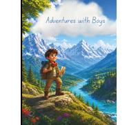 Adventures with Boys: A fun and engaging coloring book featuring 50 exciting activities for kids ages 4-6.