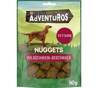 Adventuros Pepitas para Perros, con jabalí, 6 Unidades (6 x 90 g)