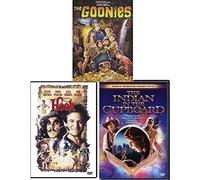 Adventurous Magical Indians Triple Fantasy Hook + Indian in the Cupboard & Goonies 3 DVD Family Fun Movie Bundle