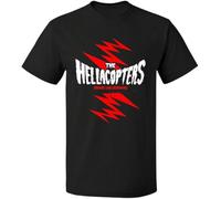 adver New The Hellacopters Band Logo Music Tshirts Camisetas y Tops Black White TTshirts Camisetas y Tops Men's(Large)
