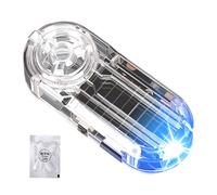 ADVERTENCIA ALARMA LUZ DE CAR, ALARMA ALAL ANTI VOLIF LEIL | Energía solar automotriz Simulated Alarm Security Light | Falsa lámpara de la decoración del vehículo con un aroma agradable para el pa