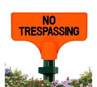 Advertencia de prohibición de paso: señal de aluminio duradera, acabado con revestimiento reflectante, material resistente a la intemperie, orificios preperforados para un fácil montaje | Señal de seg