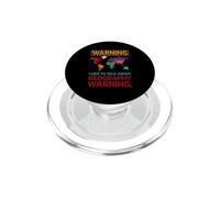 Advertencia Divertida como Hablar sobre el Dicho geográfico PopSockets PopGrip para MagSafe