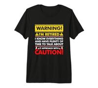 Advertencia Estoy Jubilado Sé Que Todo Tiene Mucho Tiempo Camiseta Premium