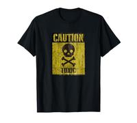 Advertencia grunge peligro tóxico después de signos del apocalipsis Camiseta