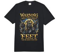 Advertencia hablará de pies Pie de Lobo Comfort Colors Adult Heavyweight T-Shirt