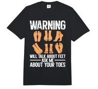 Advertencia Hablará De Pies Pregunte por Pie Comfort Colors Adult Heavyweight T-Shirt