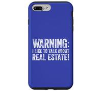 Advertencia Me Gusta Hablar De Bienes Raíces! Carcasa para iPhone 7 Plus/8 Plus