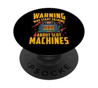 Advertencia puede comenzar a hablar de máquinas tragamoned PopSockets PopGrip Adhesivo