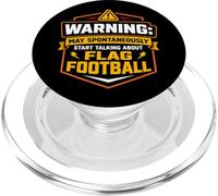 Advertencia: Puede Comenzar a Hablar sobre el Amante del Jugador de Flag Fooball PopSockets PopGrip para MagSafe