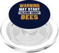 Advertencia Puedo Comenzar a Hablar sobre Las Abejas Save PopSockets PopGrip para MagSafe
