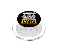 Advertencia: Puedo Hablar de Coches Sin Parar PopSockets PopGrip para MagSafe