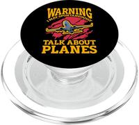 Advertencia Puedo hablar espontáneamente de Aviones PopSockets PopGrip para MagSafe