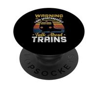 Advertencia Puedo Hablar espontáneamente de los Trenes PopSockets PopGrip Adhesivo