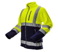 Advertencia sudadera polar, amarillo, talla XXL