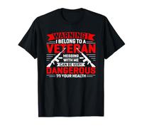 Advertencia Vintage I Belong To A Veteran Patriotic Military Camiseta