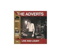 Adverts - Live & Loud - Red Colored Vinyl with Poster [Vinilo]
