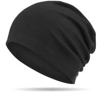 ADVIGO Gorro para correr para hombre, gorro clásico para mujer, gorro elástico cómodo, gorro de invierno transpirable, para correr, esquí, ciclismo, snowboard, escalada, Negro , Talla única