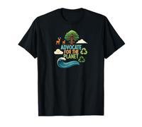 Advocate For The Planet Earth Nature Recycling Save Ocean Camiseta