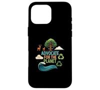 Advocate For The Planet Earth Nature Recycling Save Ocean Carcasa para iPhone 16 Pro Max