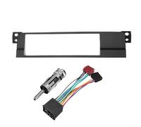 Advokingtap 1 Din Dash Kit Fascia Panel adaptador y arnés de cableado para BMW Serie 3 E46 1998 a 2005 Instalación de radio Ajuste estable Fácil configuración