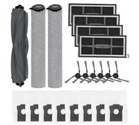 Advokingtap 1 juego de cepillo lateral al vacío rodillo filtro trapeador kit para Mova S70/S70 Ultra/S70 Pro, filtro de carbón activado, limpieza de suelo doméstico (B)