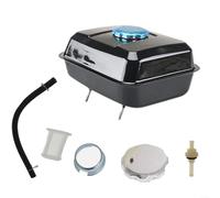 Advokingtap 1 juego de tanque de combustible de 3.6 L con tapa y filtro para Honda Gx140 para Gx160 para motores Gx200, construcción de hierro grueso para cortacésped de alta resistencia, jardín