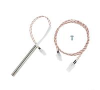 Advokingtap 1 paquete de varilla de encendido de 12 V CC para Traeger D2 para Hot Rod Kit0255 estufa de pellets pieza de repuesto de acero inoxidable rojo blanco plata para asar