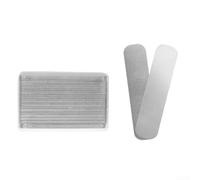 Advokingtap 10 piezas de herramientas de cuña de torno CNC de 0,1 a 0,5 mm, junta espaciadora de metal para ajuste de soporte de herramientas de torneado 21,5 x 90 mm (0,3 mm, 10 unidades)