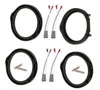 Advokingtap 2 pares de adaptadores de altavoces de coche y arnés de cableado para Honda Civic para Accord CR-V Odyssey - Ajuste exacto, instalación rápida, plástico ABS