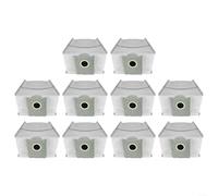 Advokingtap 4/10 bolsas de recogida de polvo para aspiradora compatibles con Ecovacs para Deebot X9 Pro para Omni Robot Vacuum Replacements (paquete de 10)