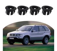 Advokingtap 4 ojales de barra de bloqueo de puerta interior de coche compatibles con BMW X5 E53 1999-2006, fácil de instalar