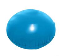 Advokingtap Almohada inflable para piscina de 120 cm y 150 cm, con cuerda de 3 metros, protección de invierno que evita los desechos y el colapso, se adapta a piscinas, PVC azul, fácil instalación y