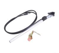 Advokingtap Antena estéreo de coche de acero inoxidable 1 paquete de antena de radio para Toyota para Hilux 1989-1997 reemplazo de acero inoxidable con soporte y cable recepción de señal clara