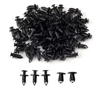 Advokingtap B28 Clips de sujeción, parachoques de plástico y maletero retenedores de revestimiento de carrocería para Honda para Ford, paquete de 100
