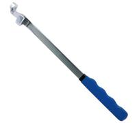 Advokingtap Barra de herramientas extensor de llave de 15 pulgadas, adaptador de par para llaves de vaso y llaves hexagonales TX XZN, barras de palanca de acero al cromo vanadio, azul y plateado