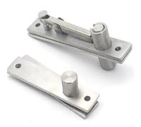 Advokingtap Bisagra pivotante de acero inoxidable resistente giratoria de 360° para montaje oculto en suelo y techo para puertas secretas y estanterías en el hogar u oficina