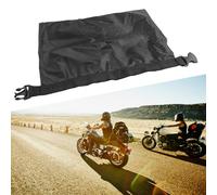 Advokingtap Bolsa impermeable para casco de motocicleta de gran capacidad con bloqueo antirrobo para un almacenamiento seguro al aire libre (negro)