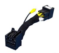 Advokingtap Cable adaptador de cámara inversa ABS negro para Ford Focus 2018 Plus Ecosport 2ª generación SYNC2.5 Kuga 3ª generación 2018 Transit instalación rápida conexión estable