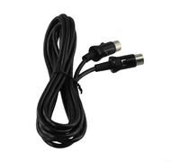 Advokingtap Cable de extensión de 13 pines DIN CD a unidad principal para radio Kenwood reproducción de música sin costuras sistema de audio para coche negro 300 cm