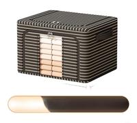 Advokingtap Caja de almacenamiento plegable de tela Oxford, gran capacidad, marco de acero reforzado de 100 L, apertura frontal, organizador de ropa para el hogar, armario, dormitorio (negro, 66 L, 50